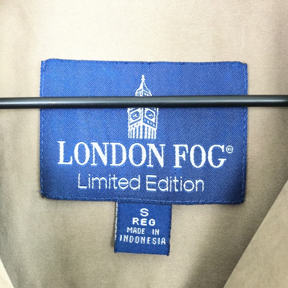 SOLD Hooded Trench Coat Long Brown London Fog - Picture 8 of 8